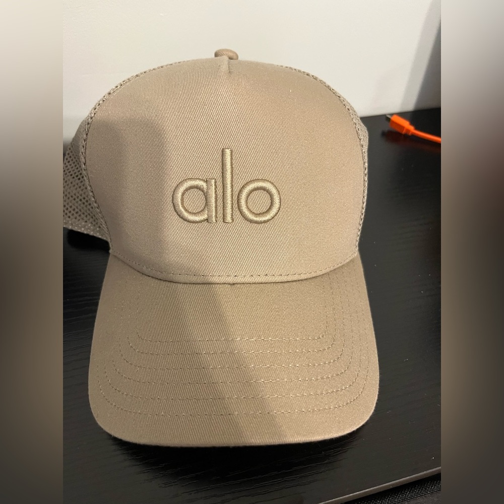 Khaki Alo Trucker hat